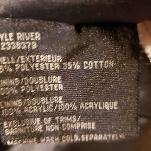 London Fog Navy Winter Parka / Jacket size M - Picture 4 of 6